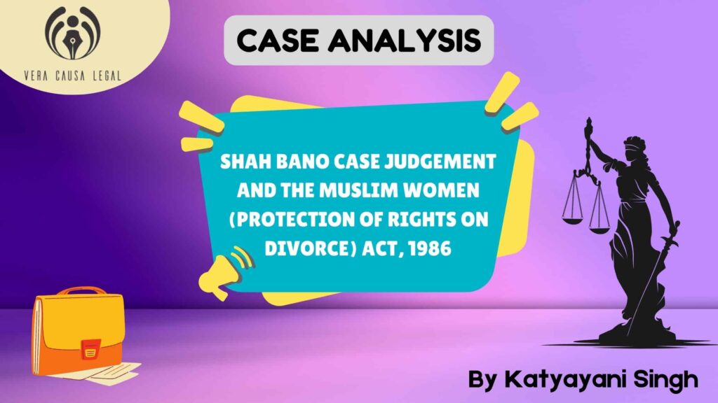 SHAH BANO CASE