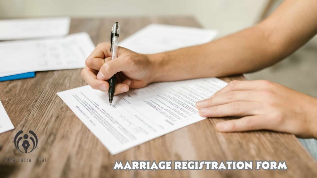 Marriage Registration form